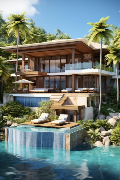 Exclusive mansion rental displaying refined aesthetics and state-of-the-art home technology